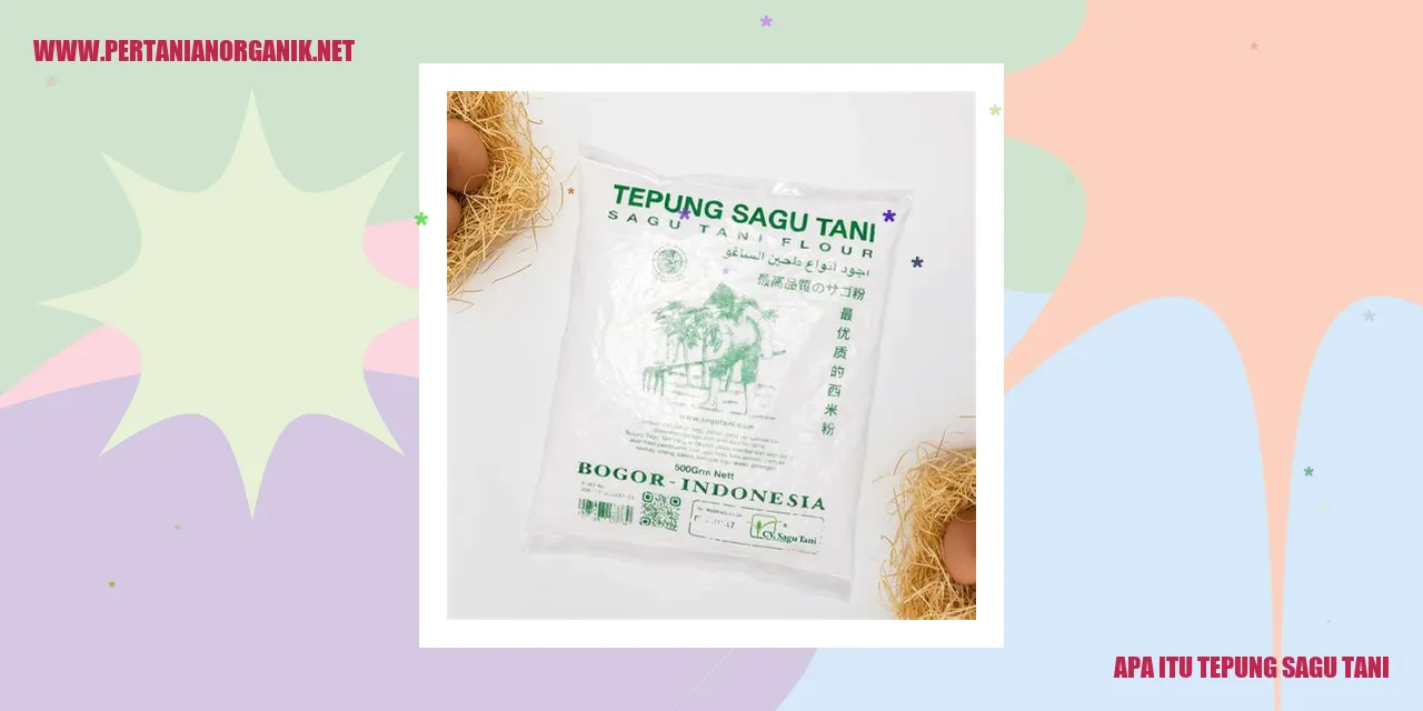 tepung sagu tani