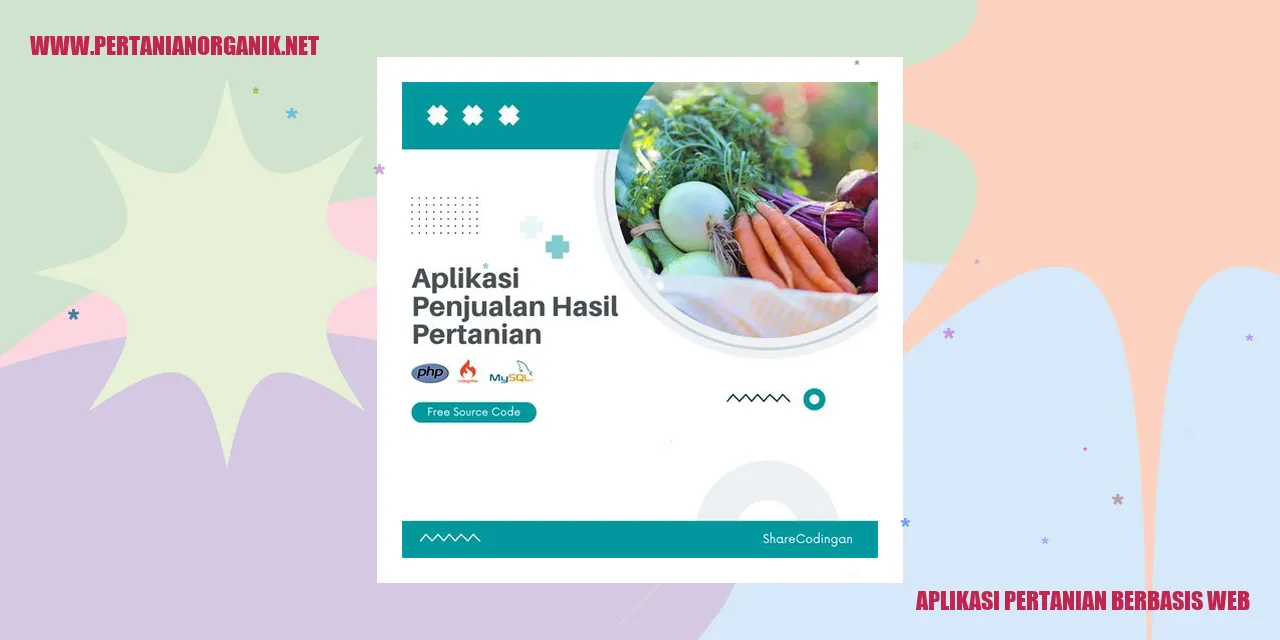 Aplikasi Pertanian Berbasis Web