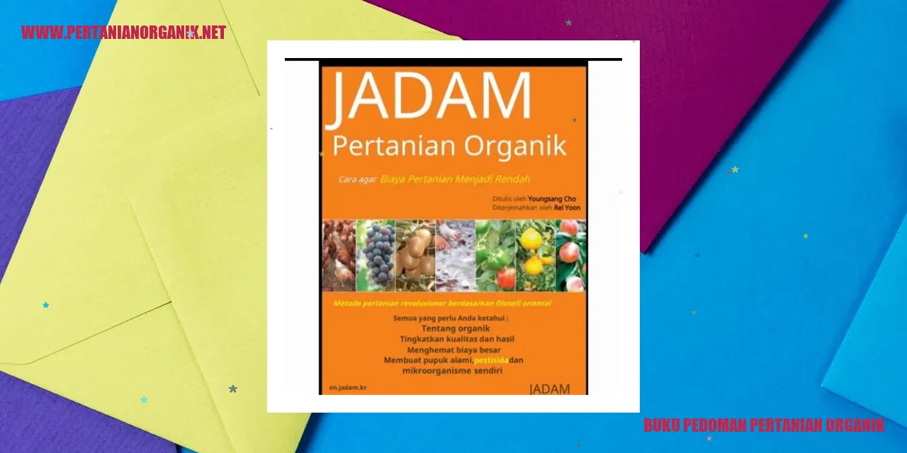 Buku Pedoman Pertanian Organik