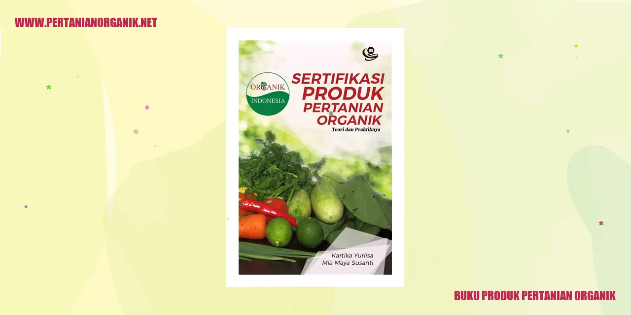 buku produk pertanian organik