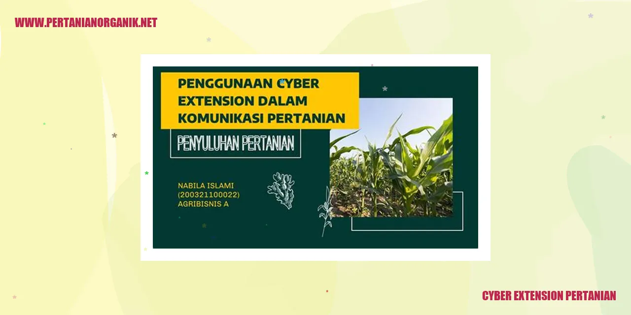 Gambar Cyber Extension Pertanian