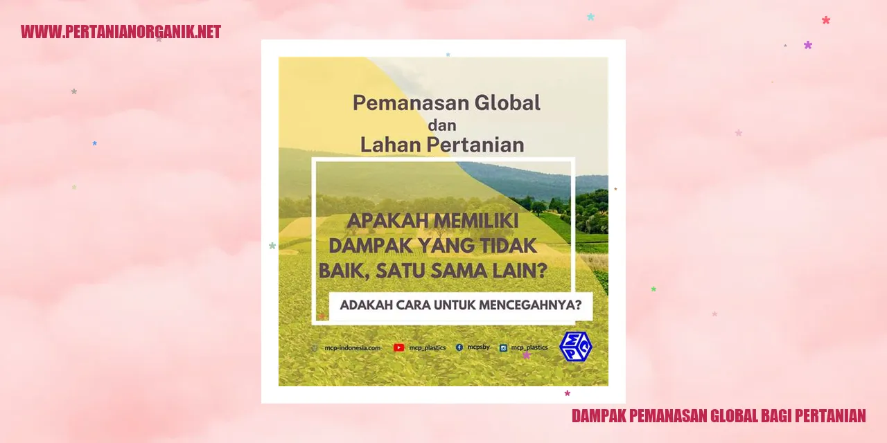 Pertanian dan pemanasan global