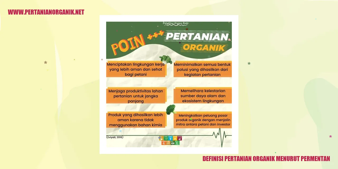 definisi pertanian organik menurut permentan