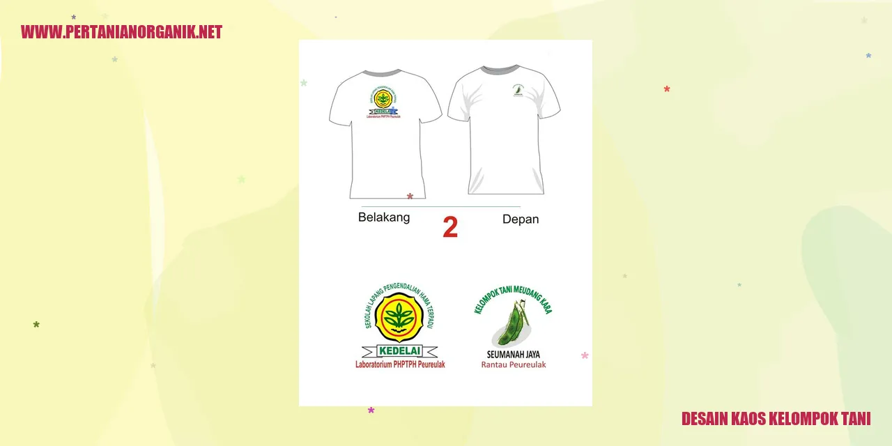 Desain Kaos Kelompok Tani