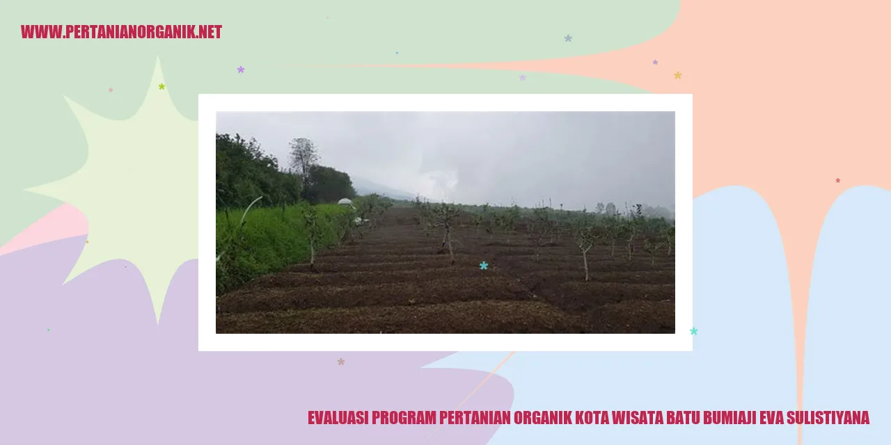 program pertanian organik kota wisata batu bumiaji eva sulistiyana