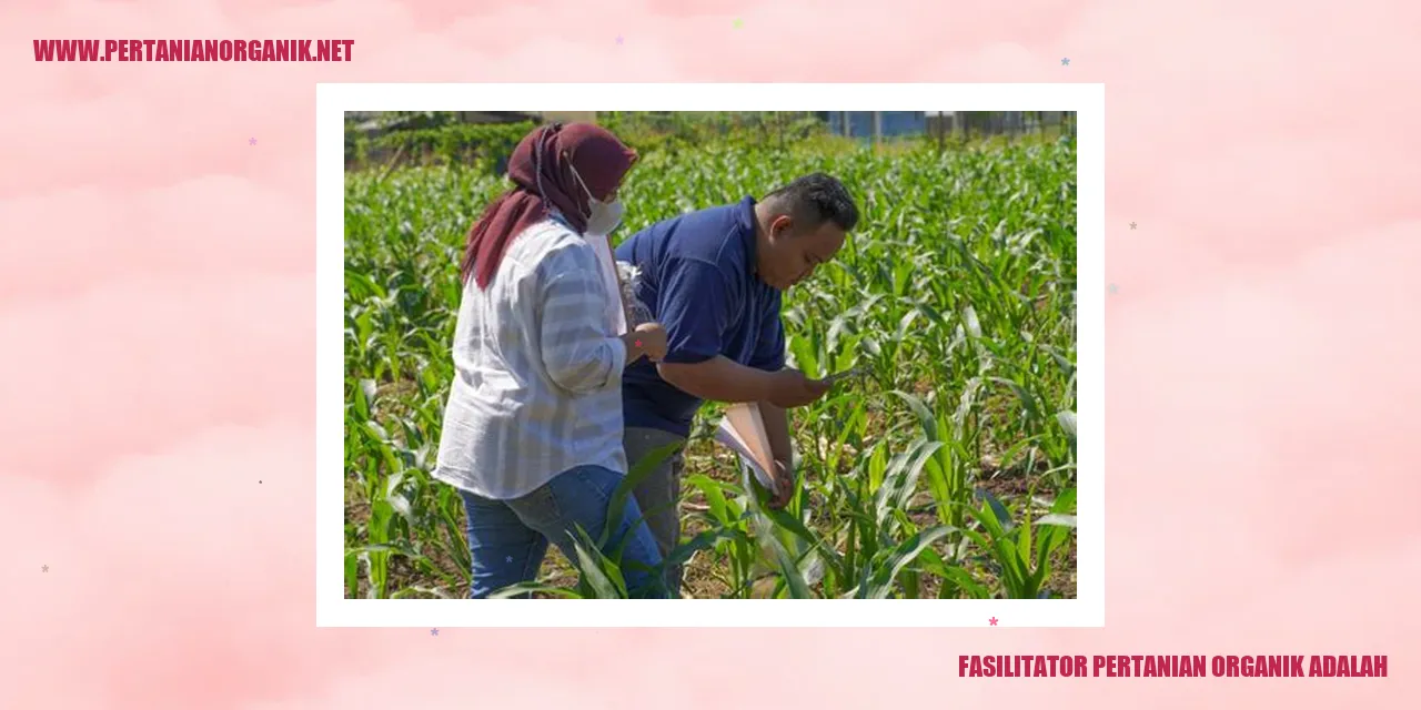 fasilitator pertanian organik adalah