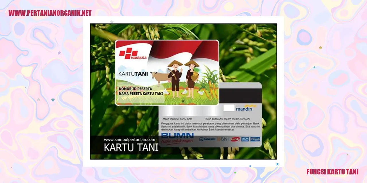 gambar kartu tani