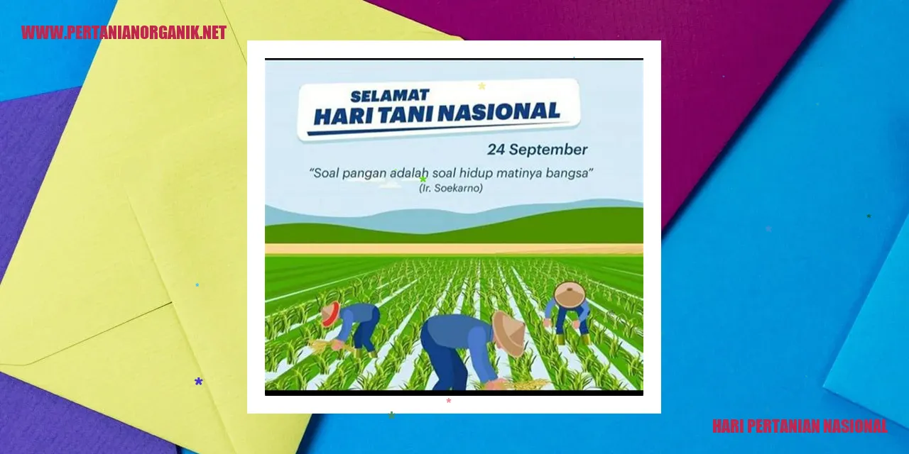 Hari Pertanian Nasional