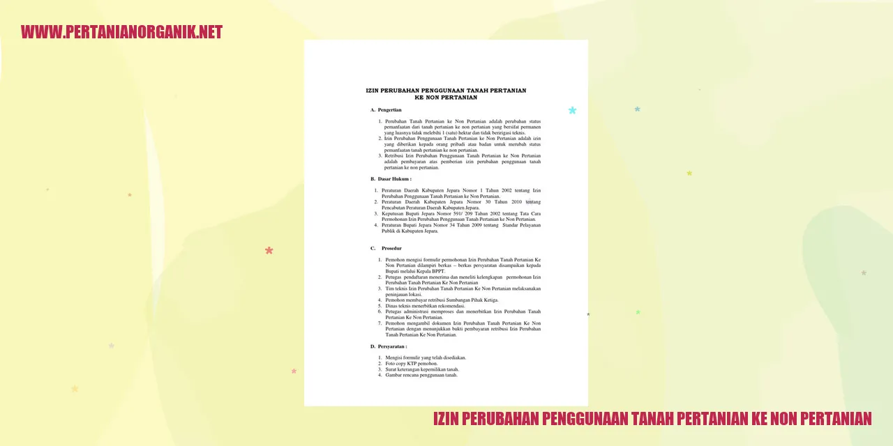 Izin Perubahan Penggunaan Tanah Pertanian ke Non Pertanian