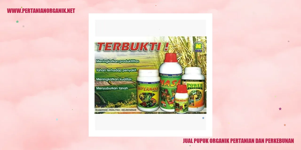 jual pupuk organik pertanian dan perkebunan