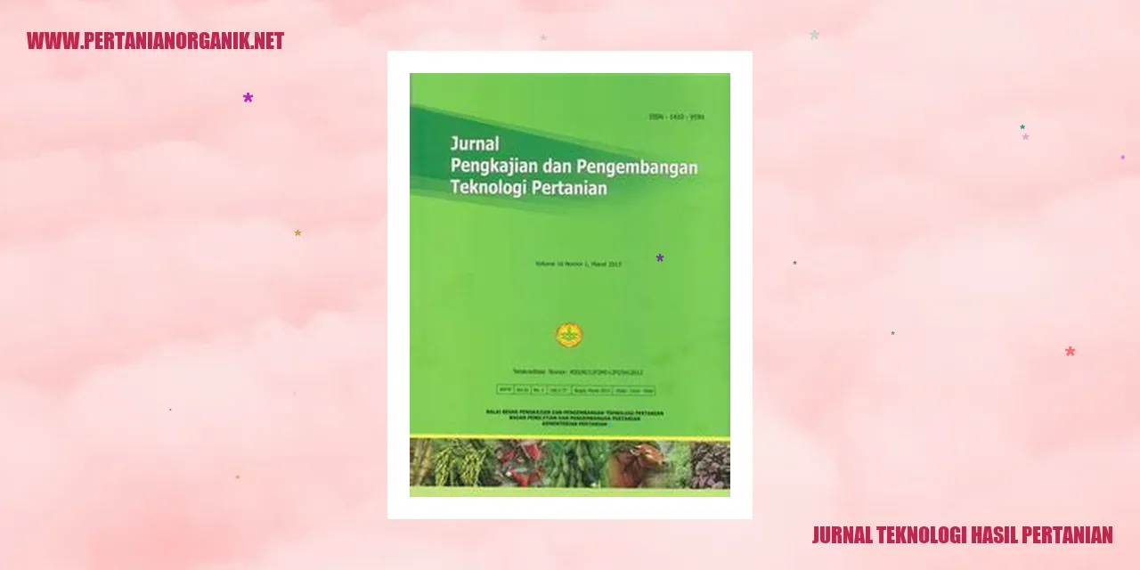 Gambar Jurnal Teknologi Hasil Pertanian