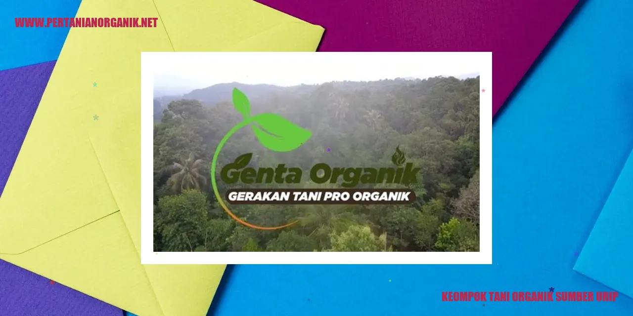 keompok tani organik sumber urip