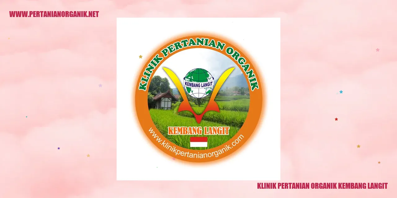 Klinik Pertanian Organik Kembang Langit