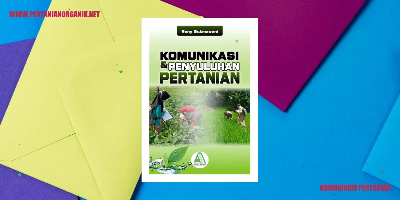 komunikasi pertanian