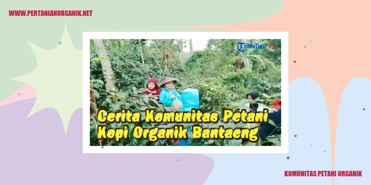 komunitas petani organik