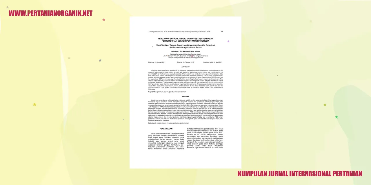 kumpulan jurnal internasional pertanian