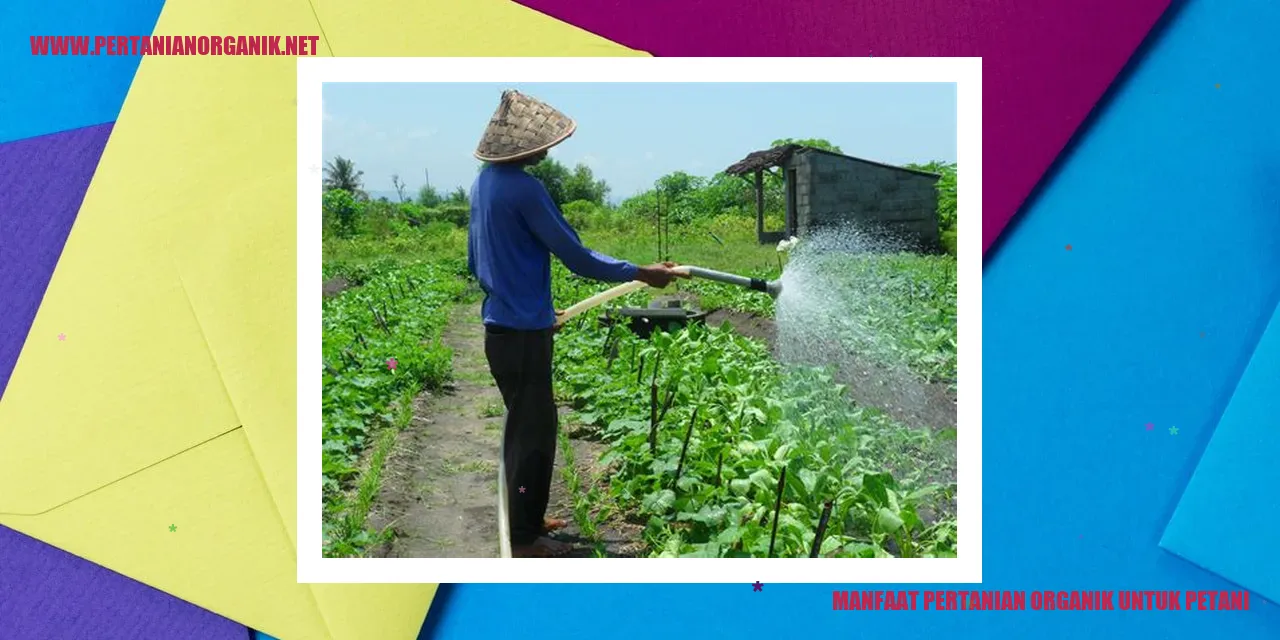 manfaat pertanian organik untuk petani