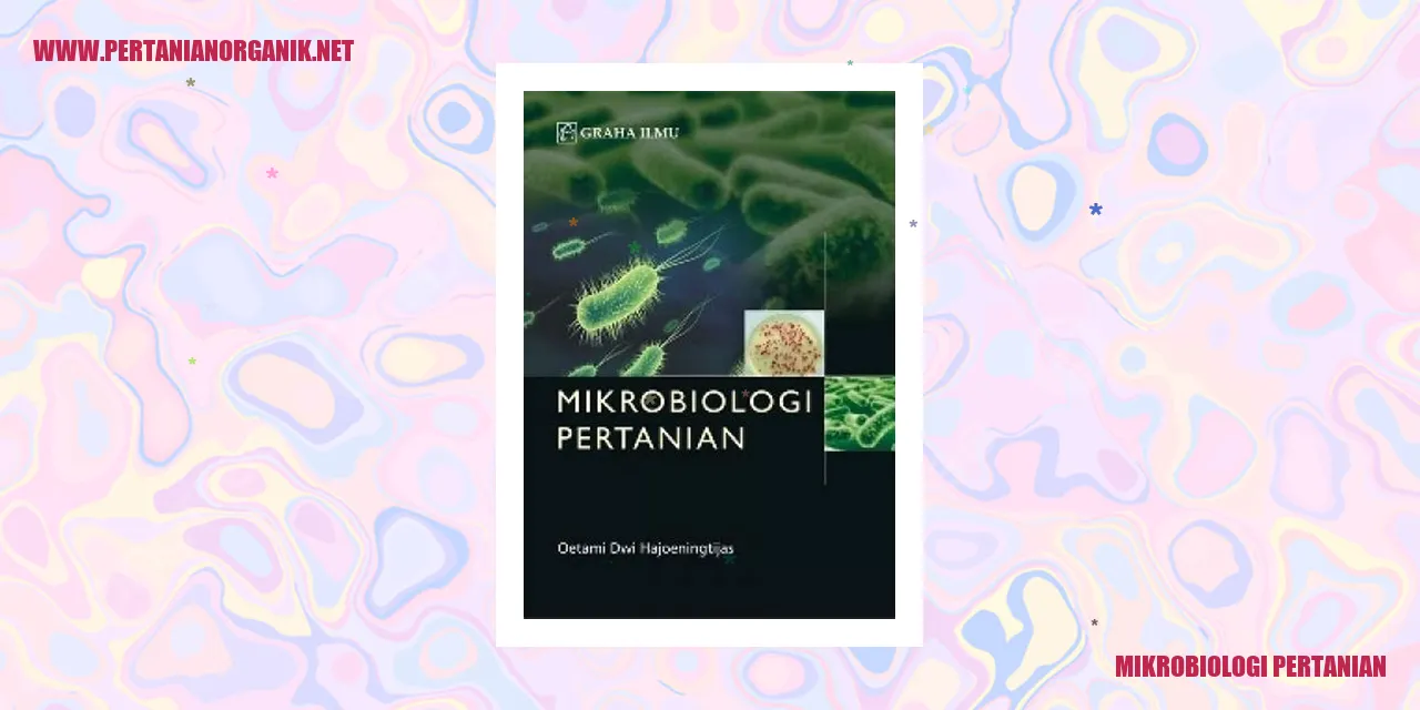 Bakteri dalam mikrobiologi pertanian