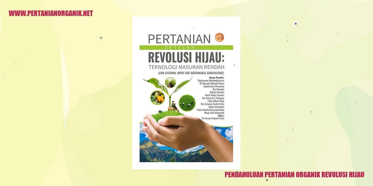 Pendahuluan Pertanian Organik