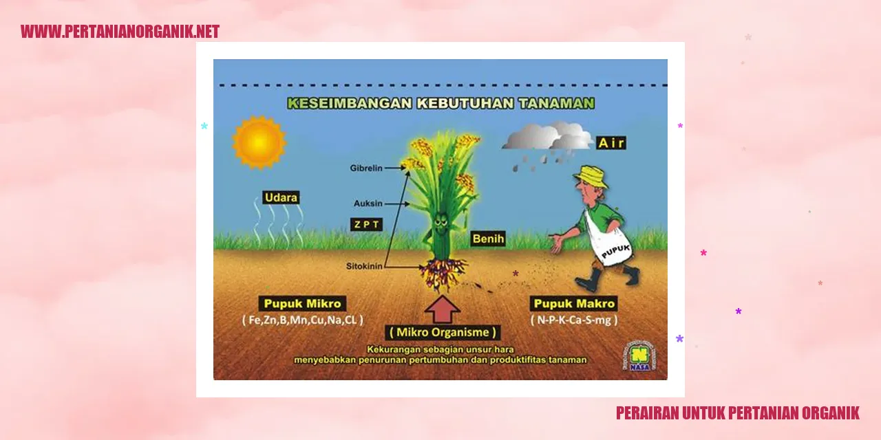 Perairan untuk pertanian organik