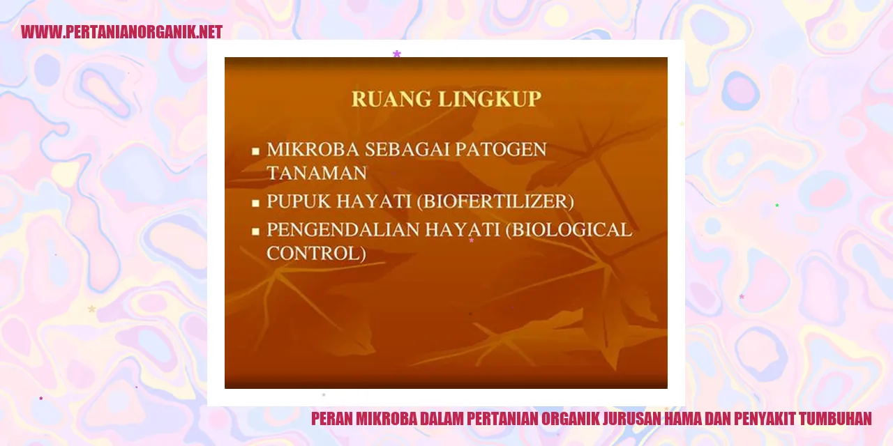 Mikroba dalam Pertanian Organik