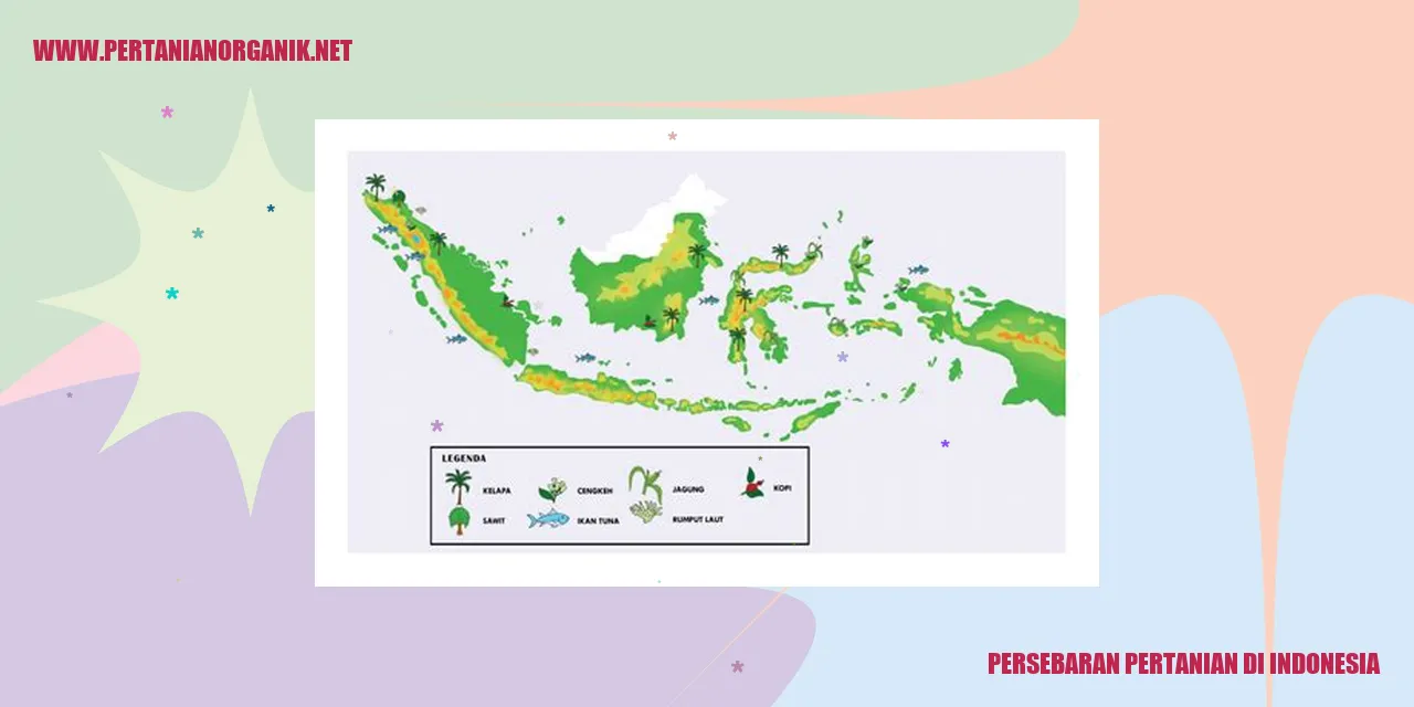 persebaran pertanian di Indonesia