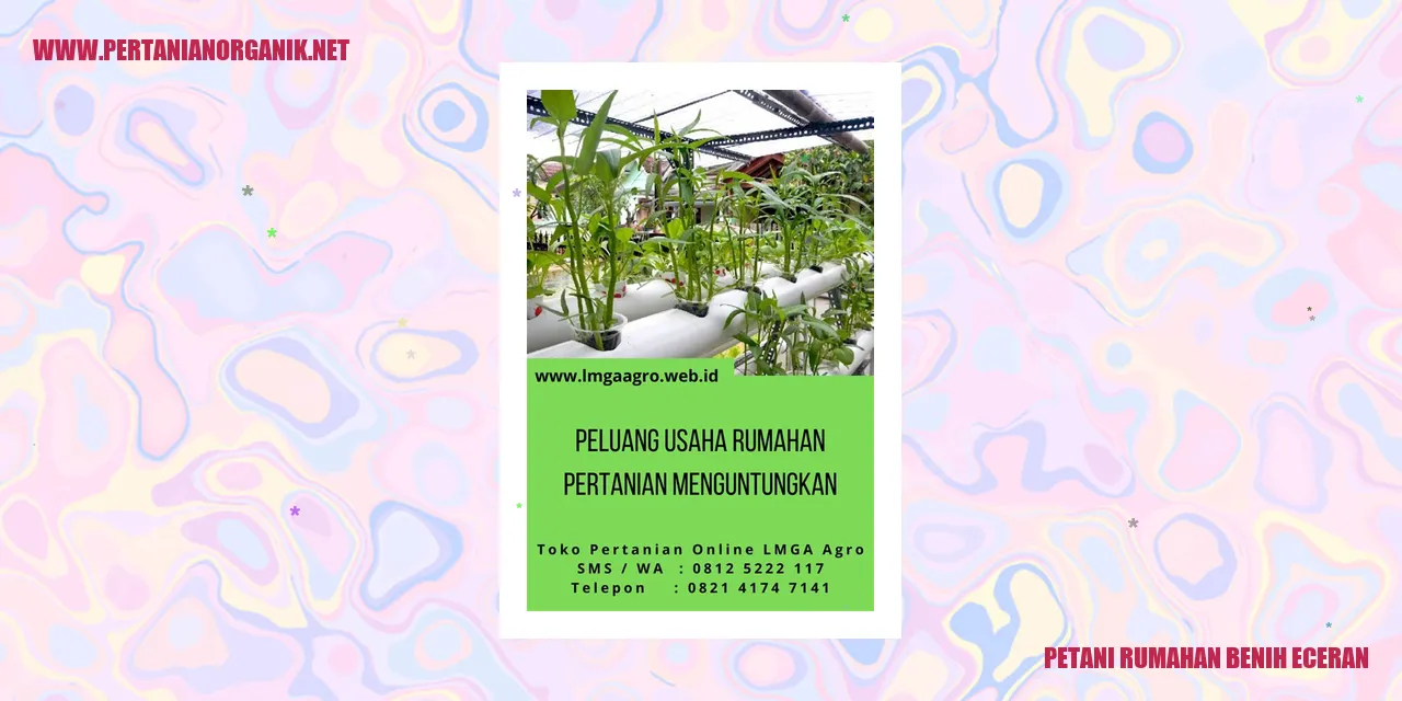 Petani Rumahan Benih Eceran