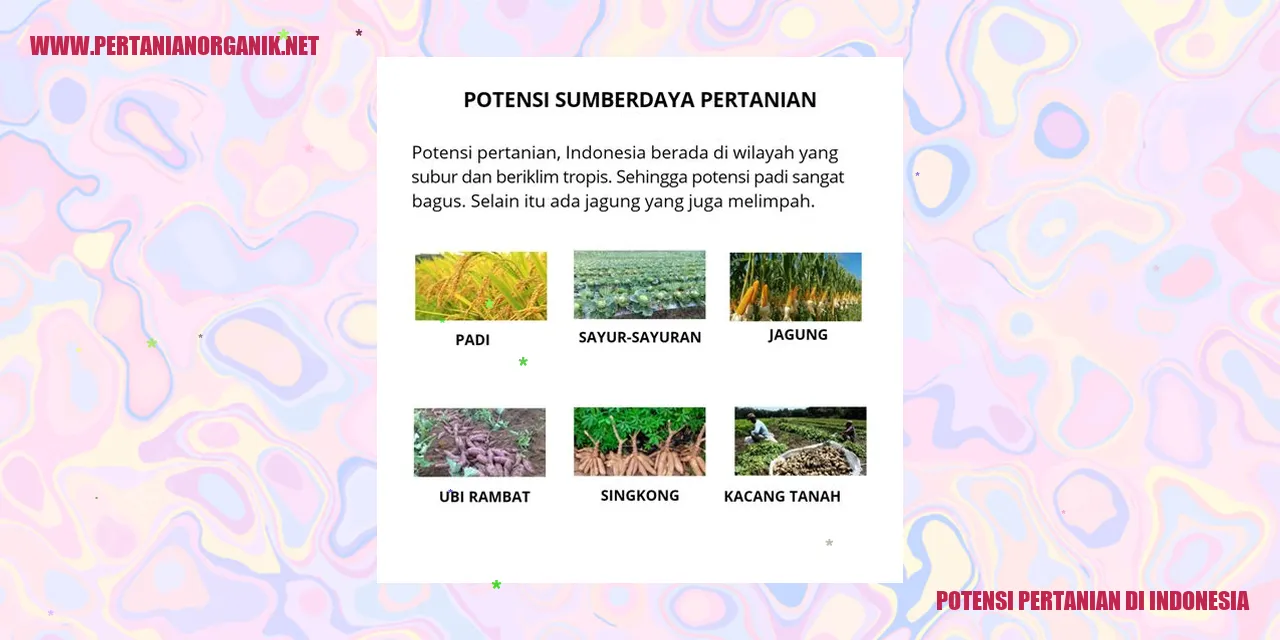 Potensi Pertanian di Indonesia