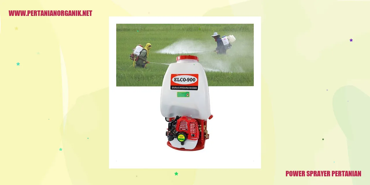 Power Sprayer Pertanian