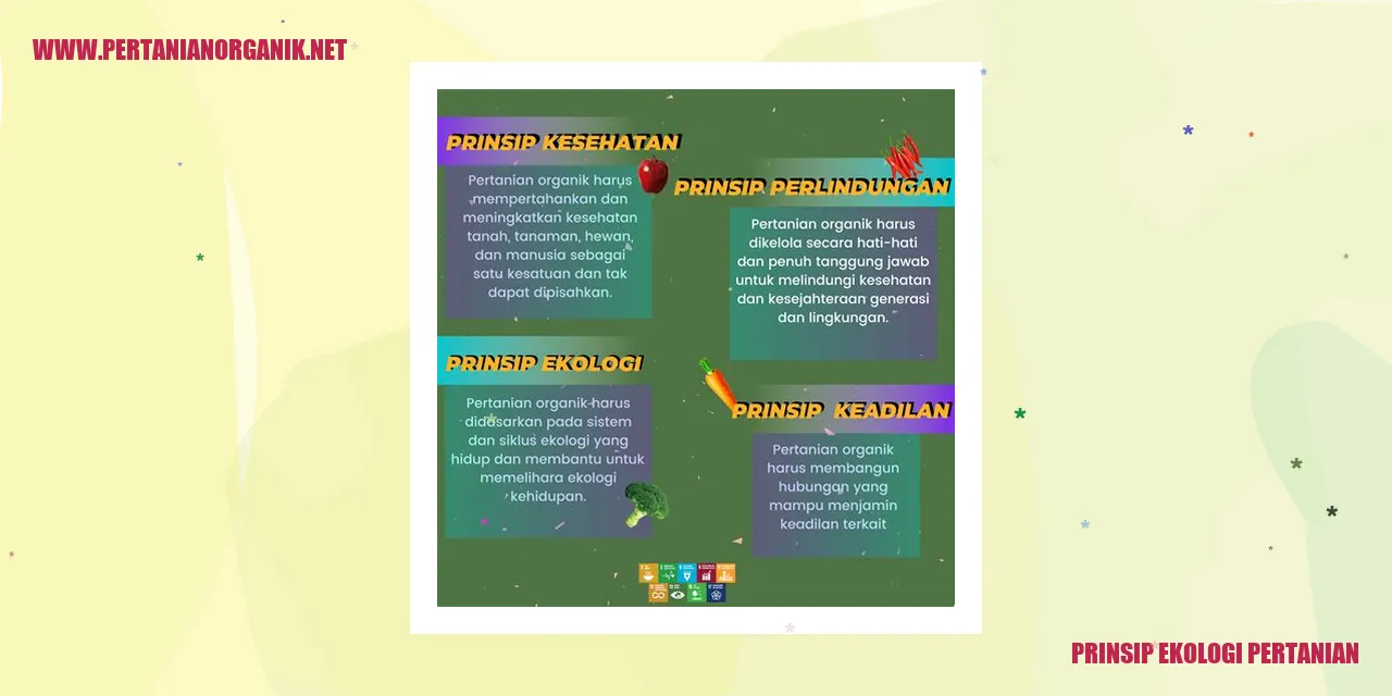 prinsip ekologi pertanian