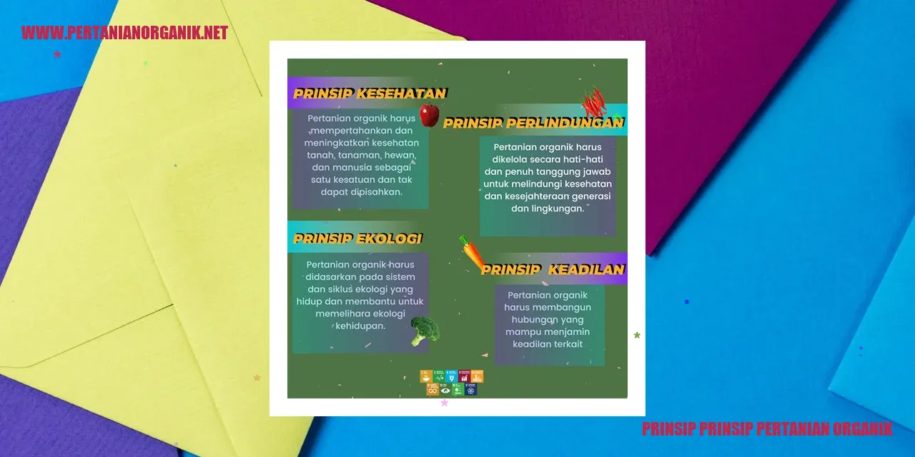 Prinsip-prinsip Pertanian Organik