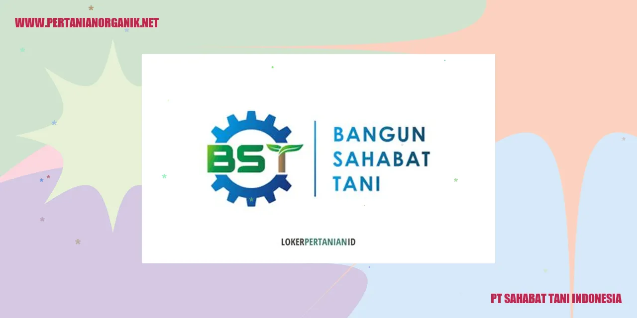 PT Sahabat Tani Indonesia