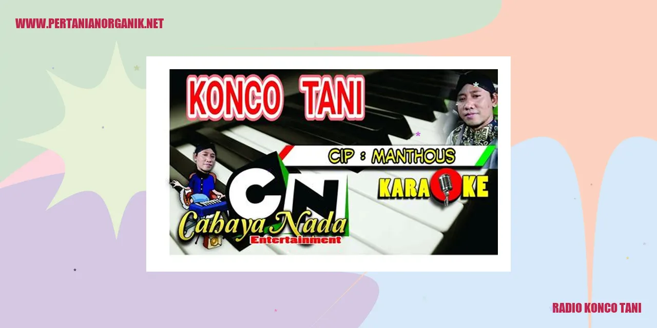 Radio Konco Tani