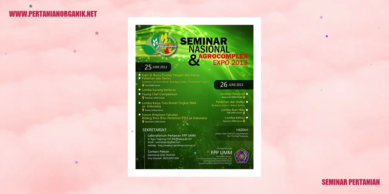 seminar pertanian