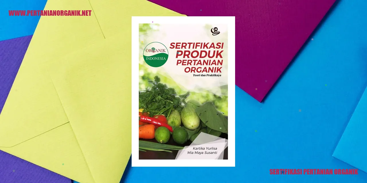 Sertifikasi Pertanian Organik