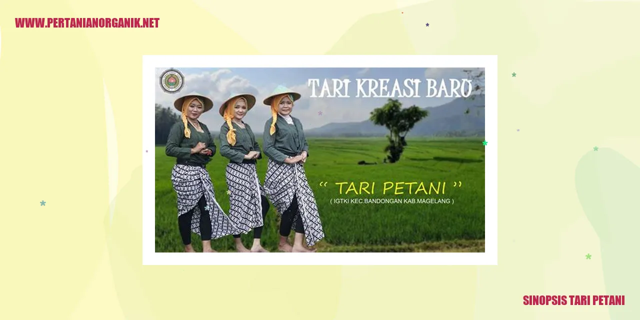 sinopsis tari petani