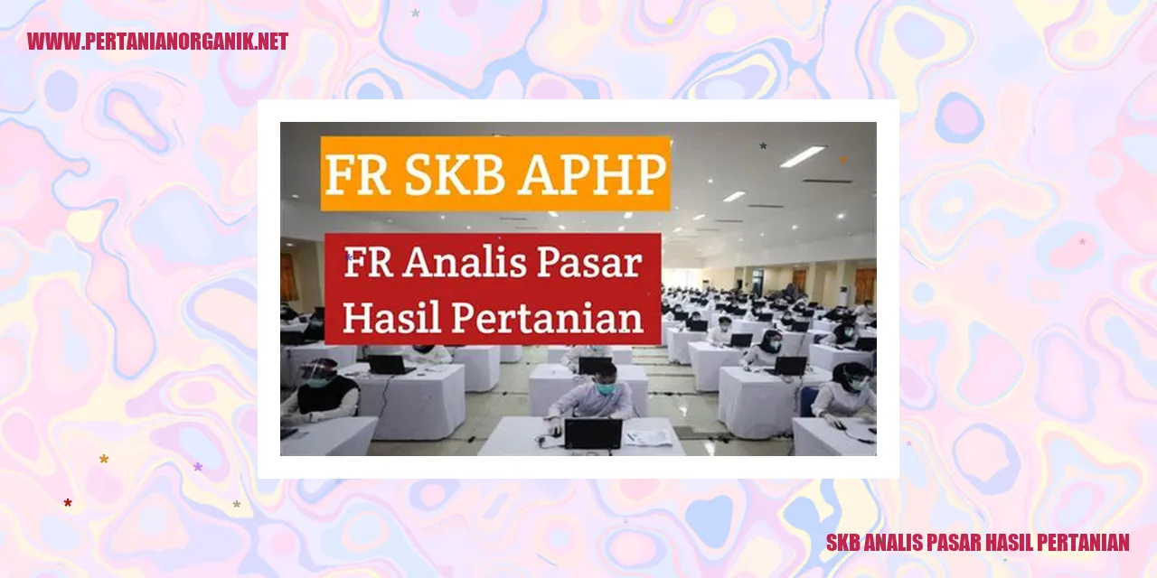 skb analis pasar hasil pertanian