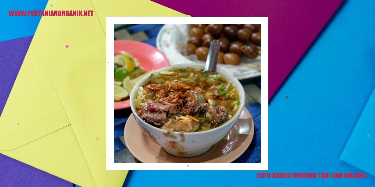 soto kudus warung tani dau malang