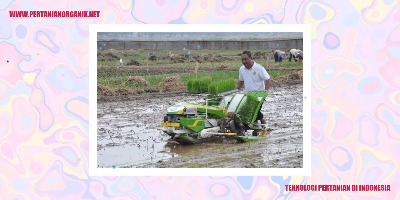 teknologi pertanian di indonesia