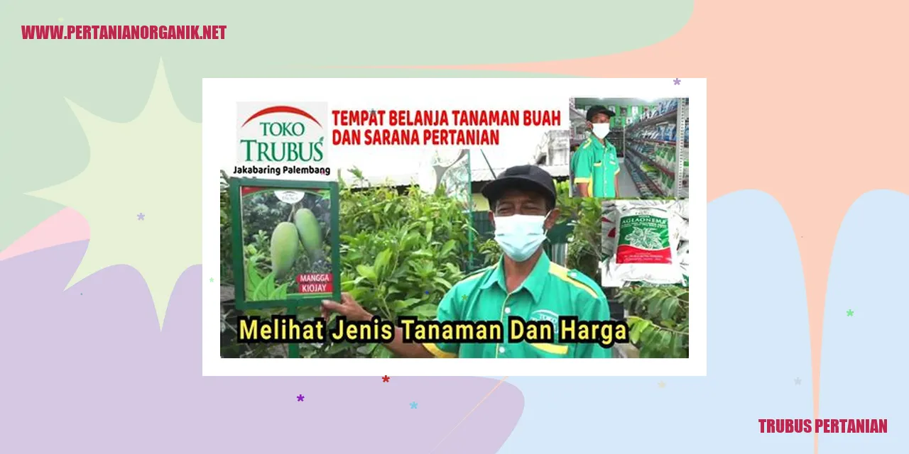 Gambar Trubus Pertanian